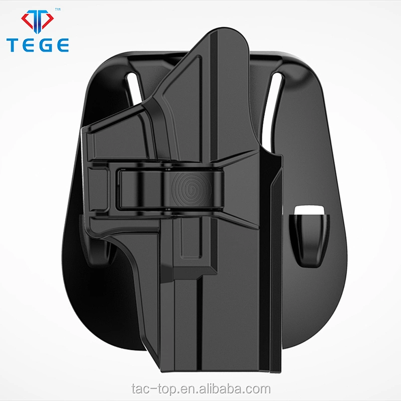 2018 New designed Glock19 outside waistband durable polymer holster fits Glock19/23/32 attached a paddle