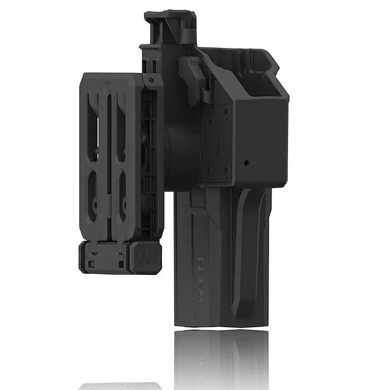 Thumb Release Glock 17 Holster Glock 22 31 Two-in-one Belt clip Holster, Tactical 360 Degrees Adjustable Holster