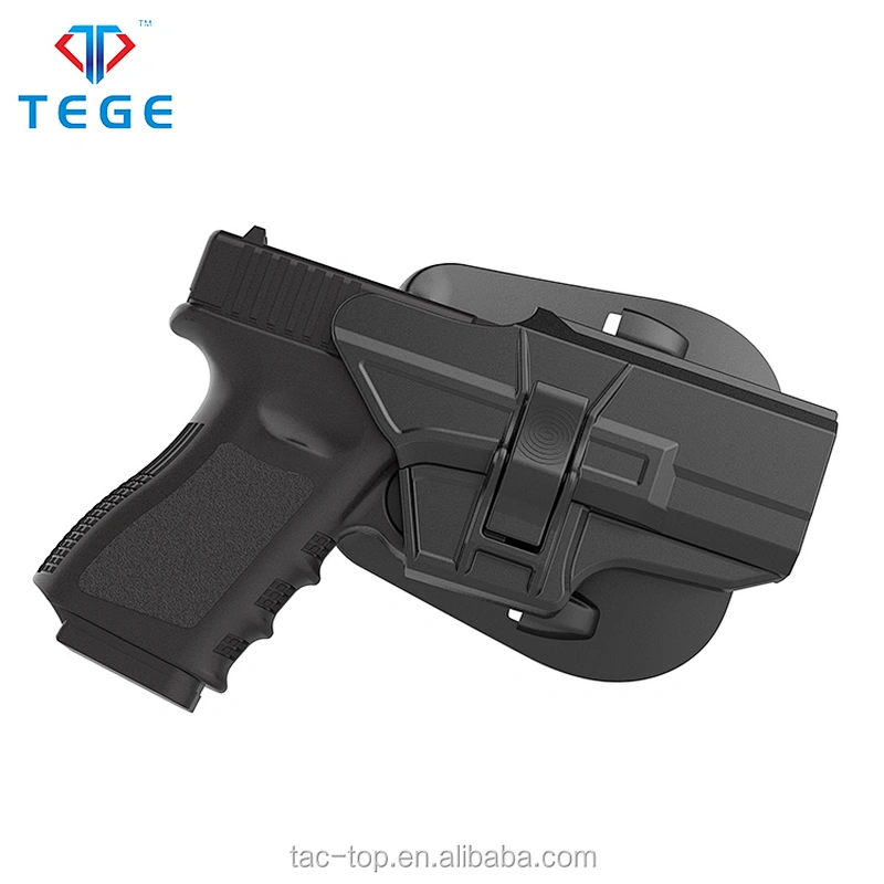 2018 New designed Glock19 outside waistband durable polymer holster fits Glock19/23/32 attached a paddle