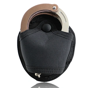 TEGE Promotional Military Loop Handcuff Bag Tactical Police Open Compatible Handcuff Case