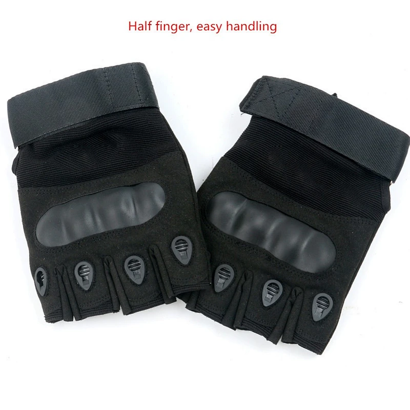 Tactical Half-finger Gloves Outdoor Climbing Anti-wear Protection Anti-skid Fitness Cycling Gloves