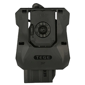Tege polymer gun holster for Glock 17/22/31 with Paddle & Two-in-one belt clip attachments