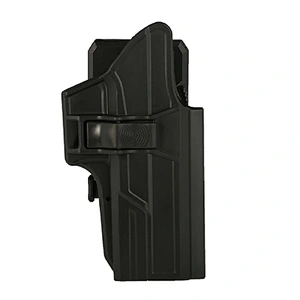 Tege polymer gun holster for Glock 17/22/31 with Paddle & Two-in-one belt clip attachments