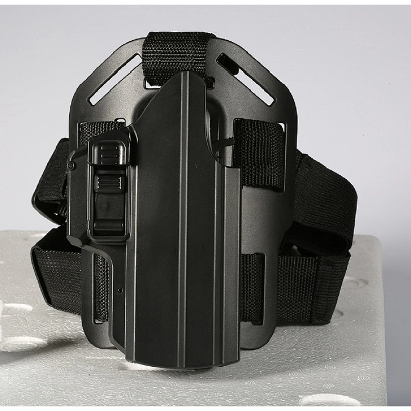 Tege ipsc universal gun holster tactical gear leg holster for Glock Beretta CZ P07 with leg platform attachment