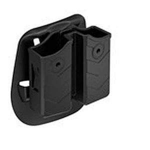 New Military Tactical Hunting Magazine Pouch Concealed Universal Double Stack Mag Pouch 9mm/.40 Belt Clip Holder