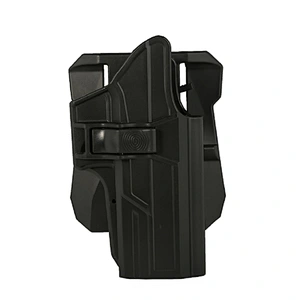 Tege polymer gun holster for Glock 17/22/31 with Paddle & Two-in-one belt clip attachments