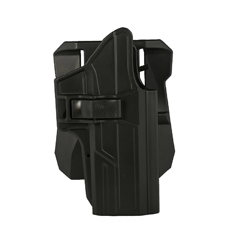 Tege polymer gun holster for Glock 17/22/31 with Paddle & Two-in-one belt clip attachments