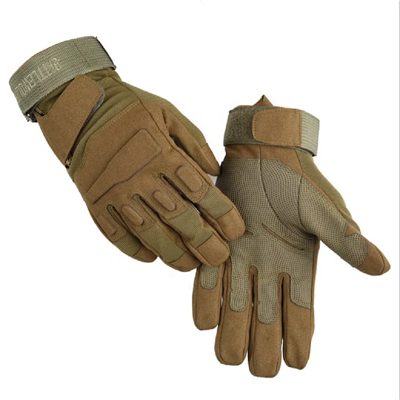 Cycling Outdoor Sports Black Hawk Full Finger Gloves Mountaineering Male Tactical Army Fan Combat Training Gloves