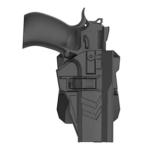 Tactical Polymer Gun Holster CZ 75 SP-01 Shadow Paddle Attached Auto Angle Adjusting  Pistol Holster