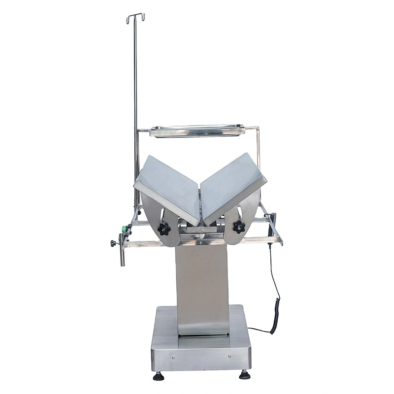 Stainless Steel Electric Lift veterinary surgical table Adjustable vet Operating table