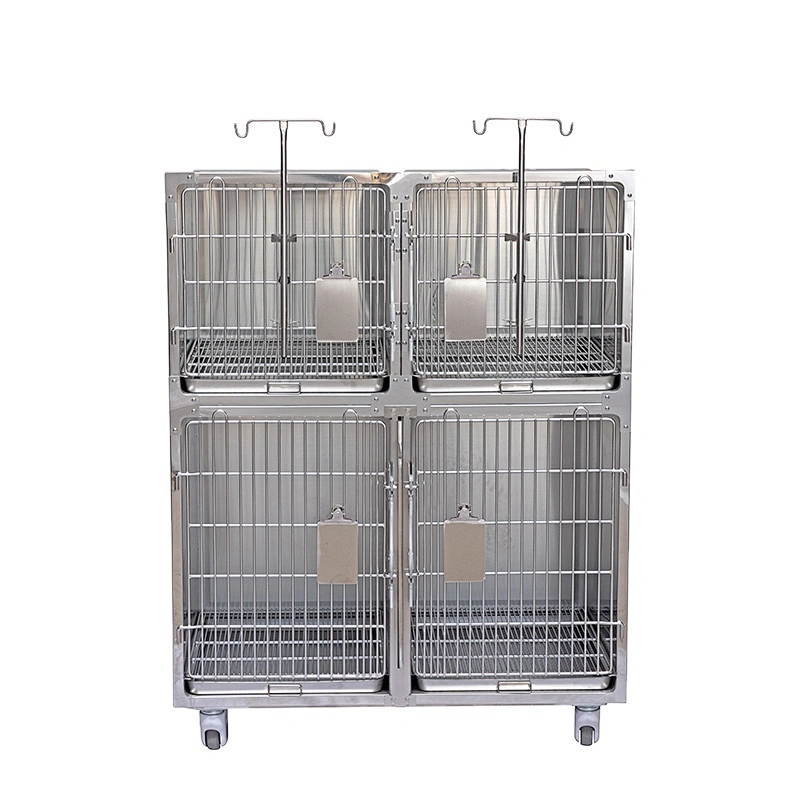 Veterinary stainless steel combined  Pet Cages