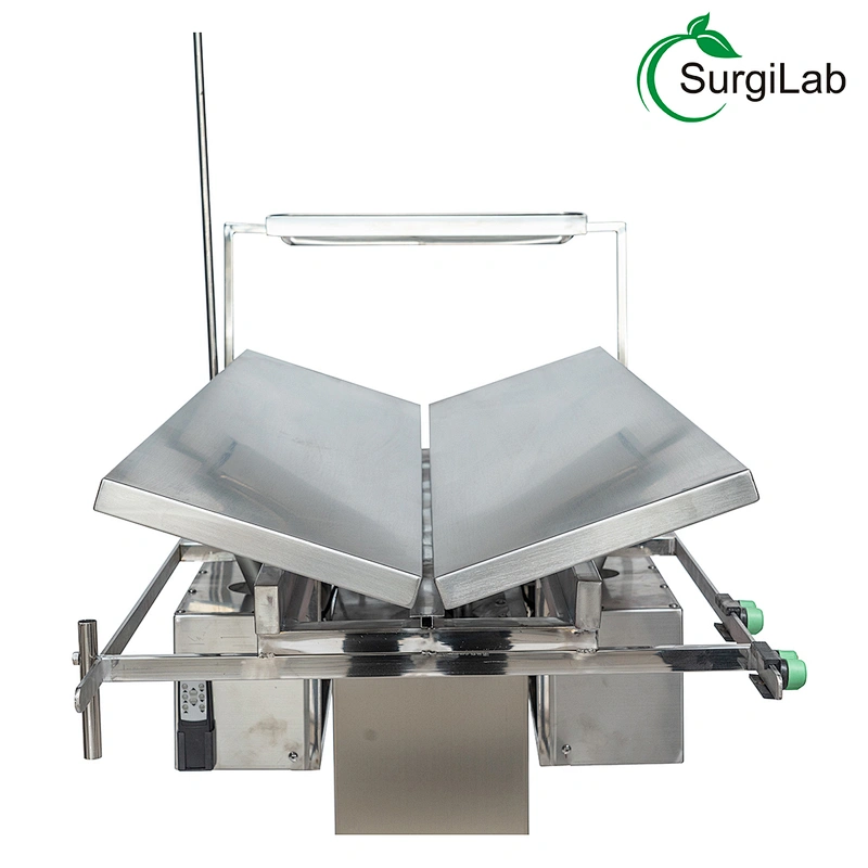 Stainless Steel Electric Lift veterinary surgical table Adjustable vet Operating table
