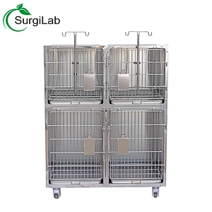 Veterinary stainless steel combined  Pet Cages