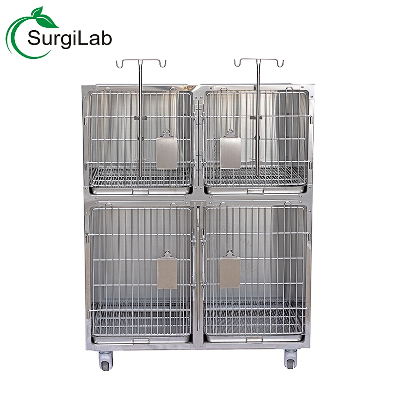 Veterinary stainless steel combined  Pet Cages