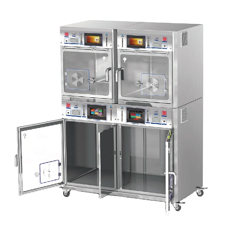 Full Function veterinary oxygen cage Stainless Steel veterinary pet ICU cage for Animal Hospitals and Clinics