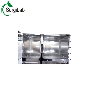 stainless steel veterinary cage for shop/clinic/hospital cage for pet cat/dog