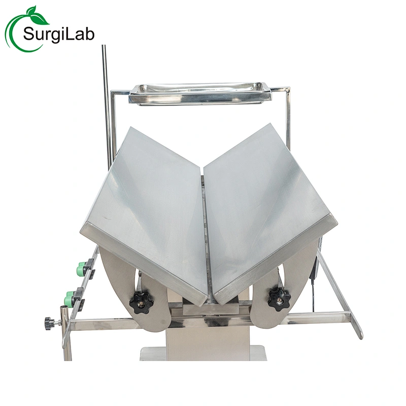 Stainless Steel Electric Lift veterinary surgical table Adjustable vet Operating table
