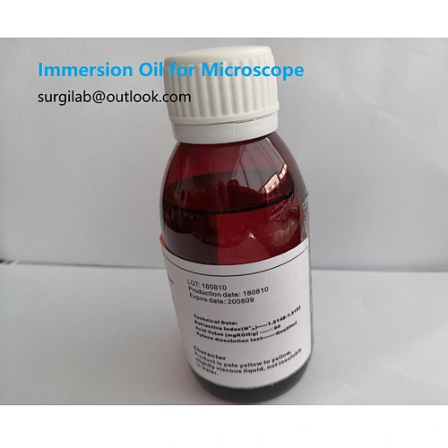 microscope immersion oil for olympus microscope, nikon microscope