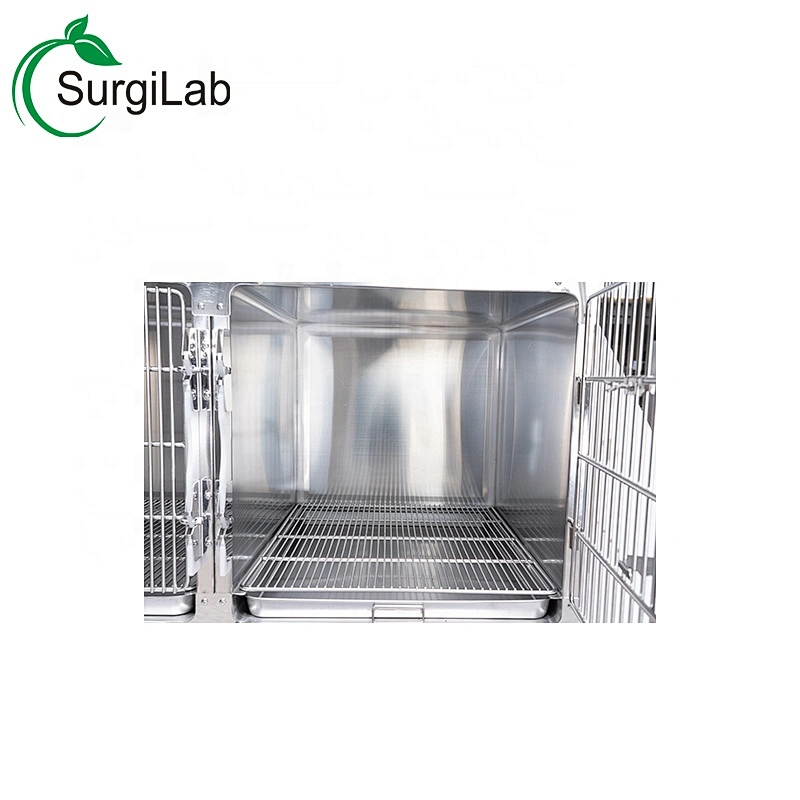 Veterinary Equipment stainless steel 5 door pet cage for dog and cat