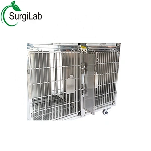 Veterinary stainless steel combined  Pet Cages