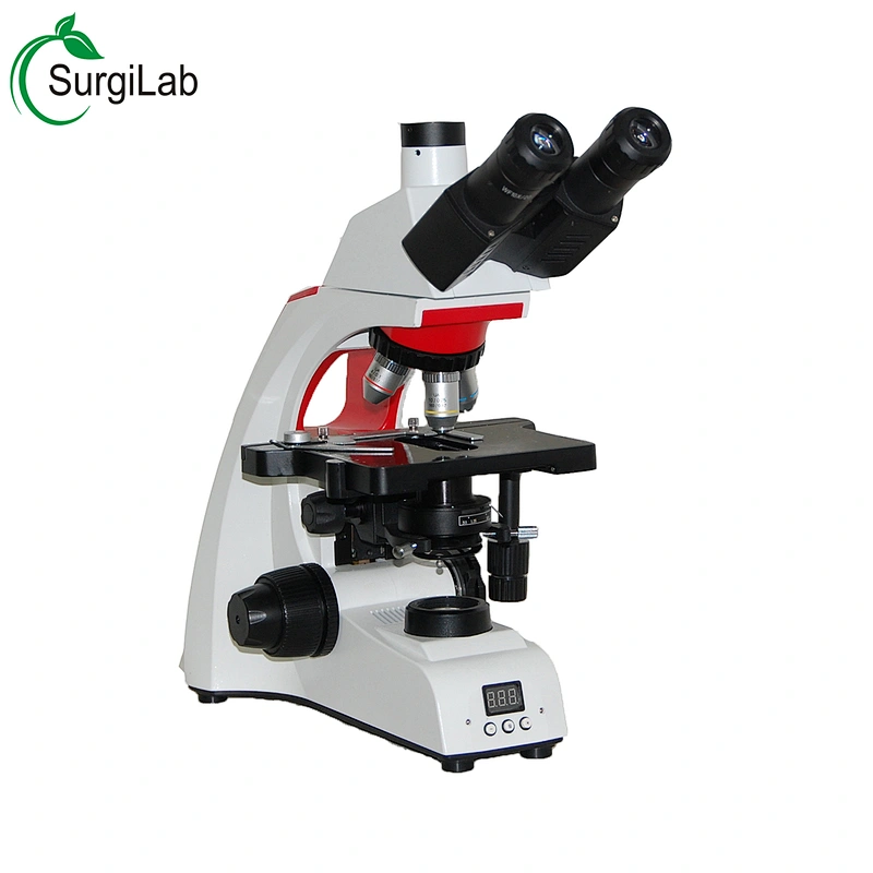 hot sale 40x -1600x Laboratory Biological Microscope Trinocular Thermostat Microscope for Animal hospital