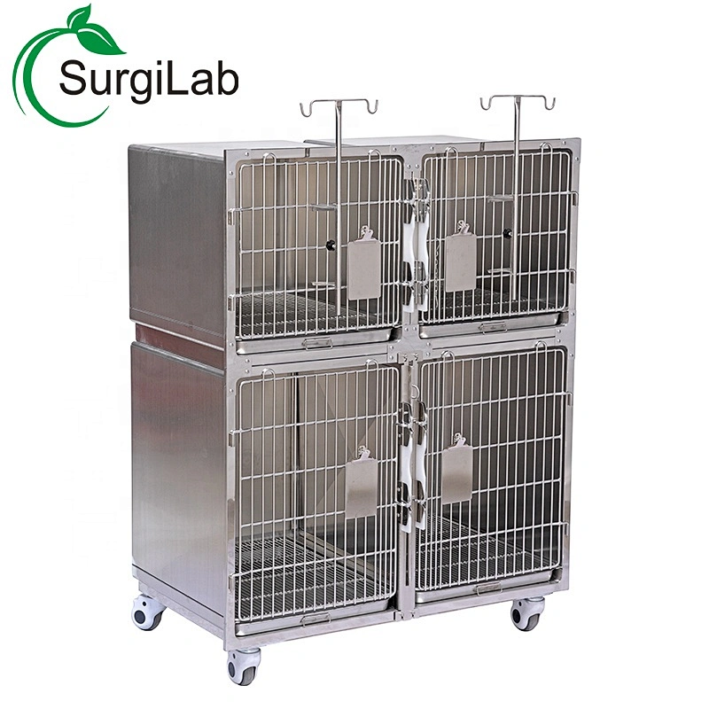 Veterinary stainless steel combined  Pet Cages