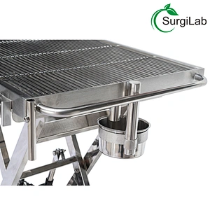 Stainless Steel Electric Lift Veterinary surgical table with Constant temperature function