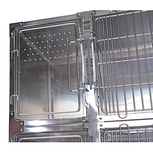 stainless steel veterinary cage for shop/clinic/hospital cage for pet cat/dog
