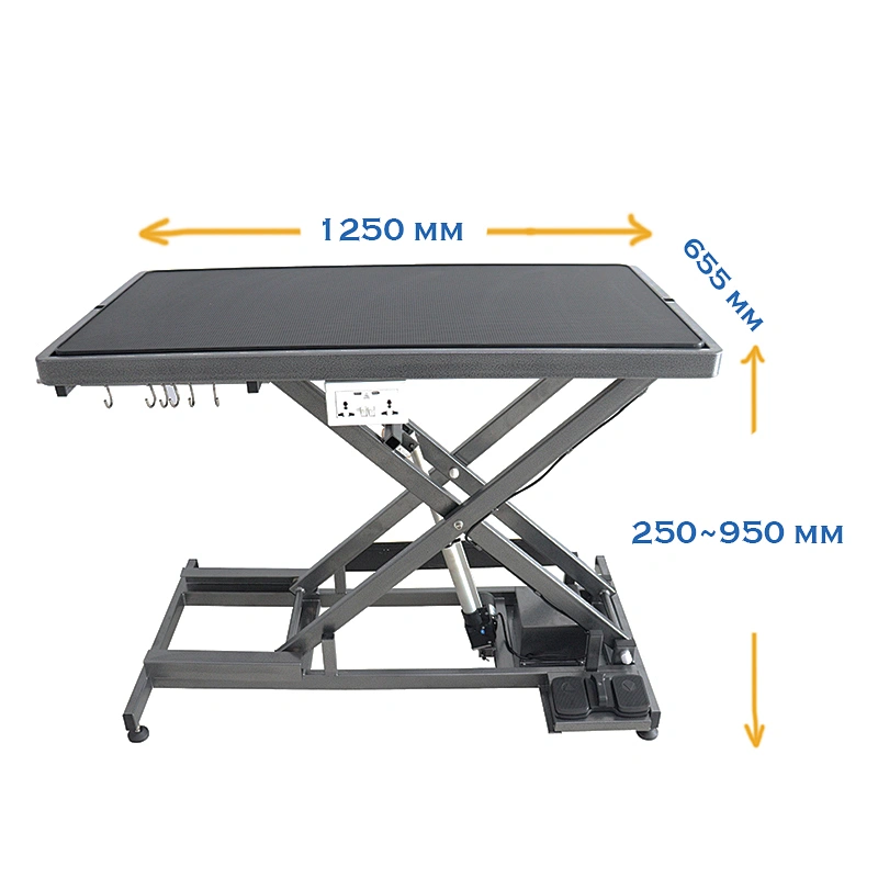 Electric Lift Big Top dog Grooming Table  1250*655mm For PET Grooming equipment clinic shop