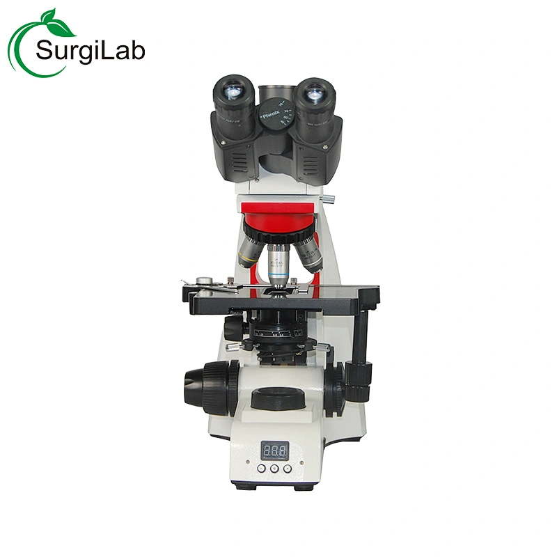 hot sale 40x -1600x Laboratory Biological Microscope Trinocular Thermostat Microscope for Animal hospital