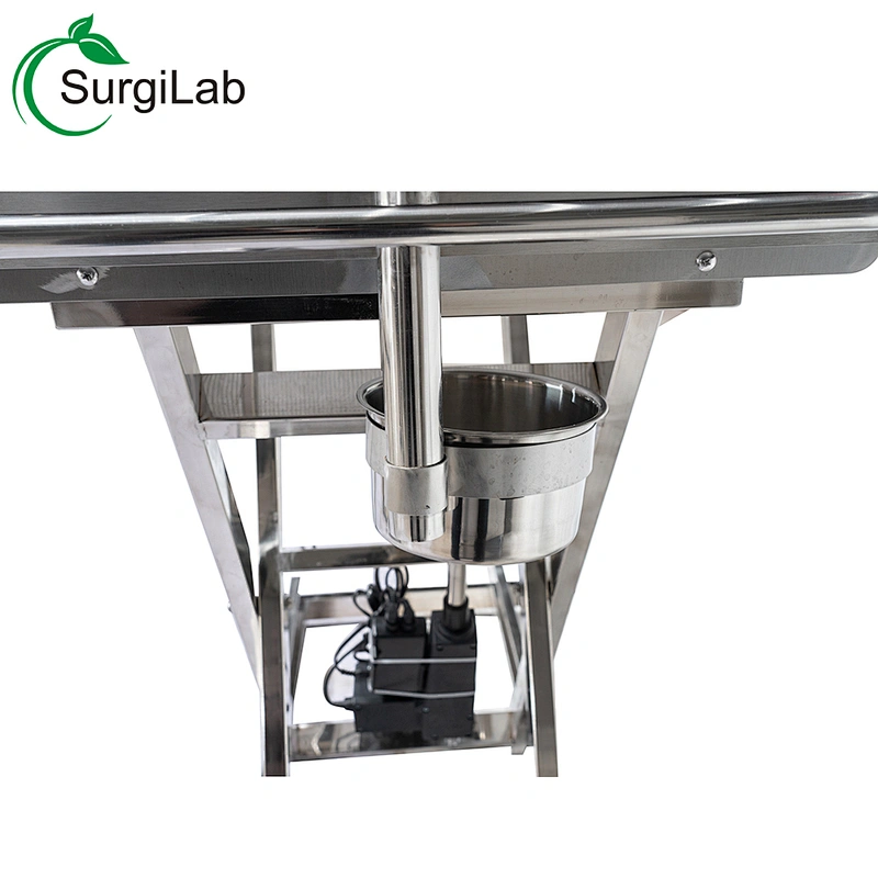 Stainless Steel Electric Lift Veterinary surgical table with Constant temperature function