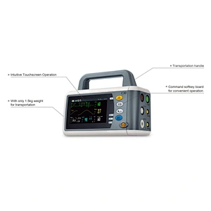 High-resolution Veterinary Multi-parameter Monitor Touchscreen Portable for Pet