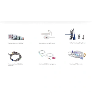 Veterinary monitoring equipment veterinary multiparameter monitor  dog cat