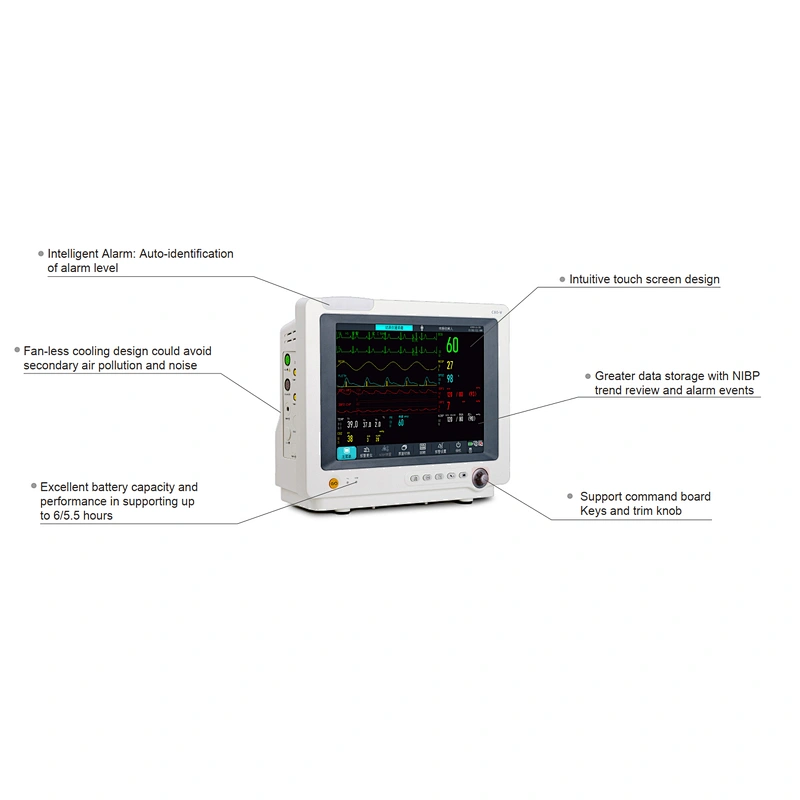 Veterinary monitoring equipment veterinary multiparameter monitor  dog cat