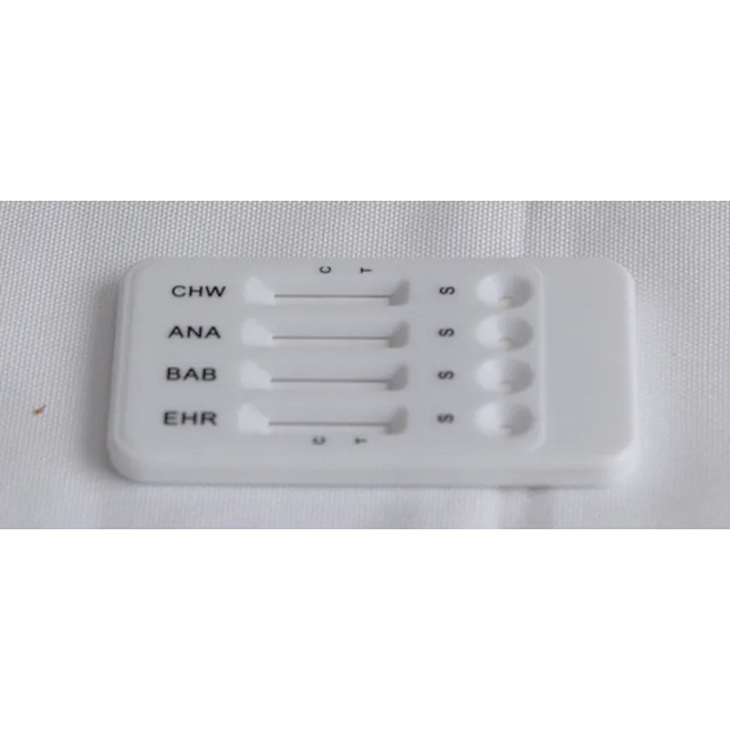 The Ehrlichia – Lyme - Anaplasma - Heartworm Combo Test
(TBD-4)