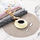 hand woven round placemat
