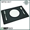 Black rubber placemat