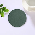 Leather coaster