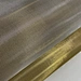 Golden decorative metal mesh