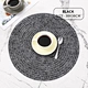 hand woven round placemat