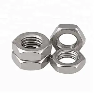 Fine Pitch Thread Hexagon Thin Nuts Chamfered ISO4035