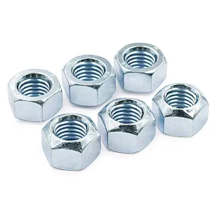 Prevailing Torque Type All-Metal Self Lock Hexagon Nuts Carbon Steel Zincplated ISO7042