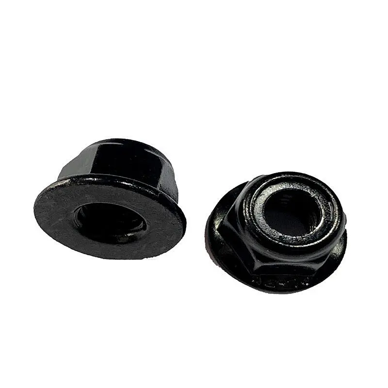 Galvanized Hexagon Flange Lock Nut  DIN6926 For DIN6921 Bolt Small Box Packaging