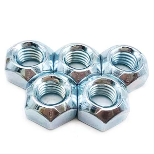 Prevailing Torque Type All-Metal Self Lock Hexagon Nuts Carbon Steel Zincplated ISO7042