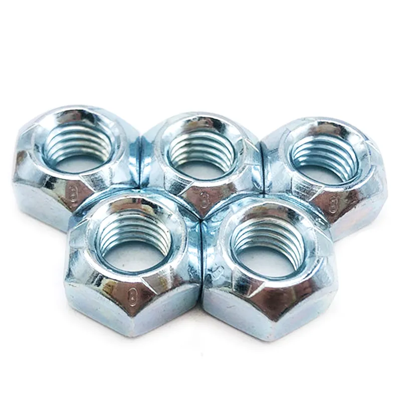 Prevailing Torque Type All-Metal Self Lock Hexagon Nuts Carbon Steel Zincplated ISO7042
