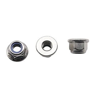 Galvanized Hexagon Flange Lock Nut  DIN6926 For DIN6921 Bolt Small Box Packaging