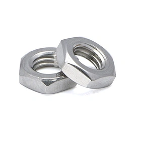 Stainless Steel Hexagon Thin Nut With Fine Thread ISO8675