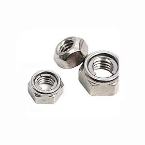 China Manufactory Prevailing Torque Type All-Metal Hexagon Lock Nuts ISO7719
