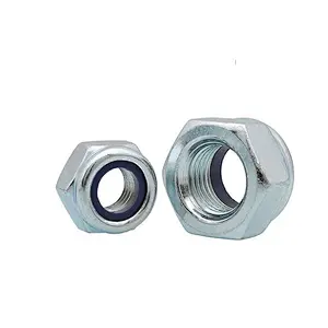 Low Price Stainless Steel SS 304 316 A2 A4 Hex Thick Nylon Insert Nut DIN982 M8