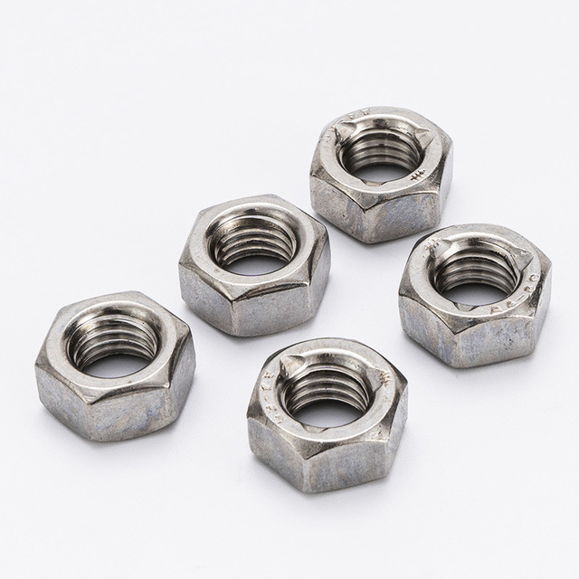 Carbon Steel Black Oxide Hex Lock Nut DIN980V All Metal Prevailing Torque Type